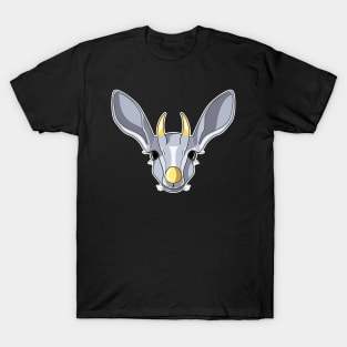 silver baby mountain gazelle face T-Shirt